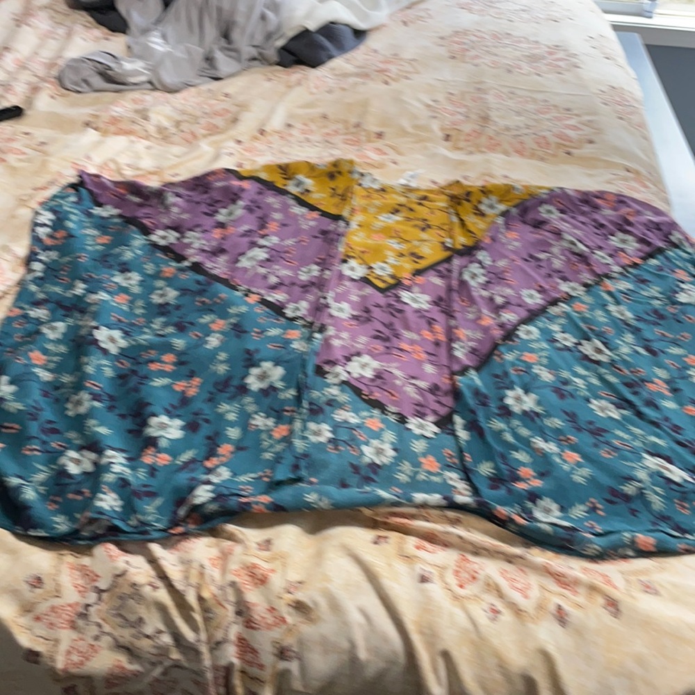 Multi colored shrug
